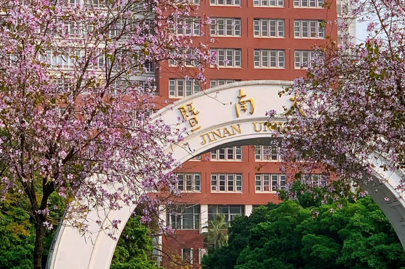 暨南大学拱门图片